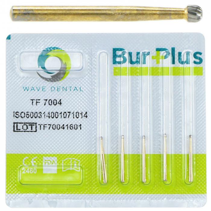 Wave Dental TF 7004 10 fresas de carburo redondas dental