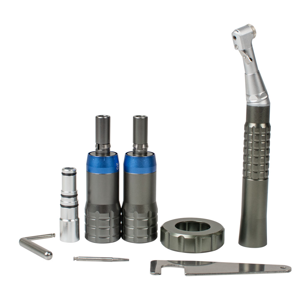 Pieza de mano de llave dinamométrica universal ajustable (20/35 N/cm) para implantes dentales