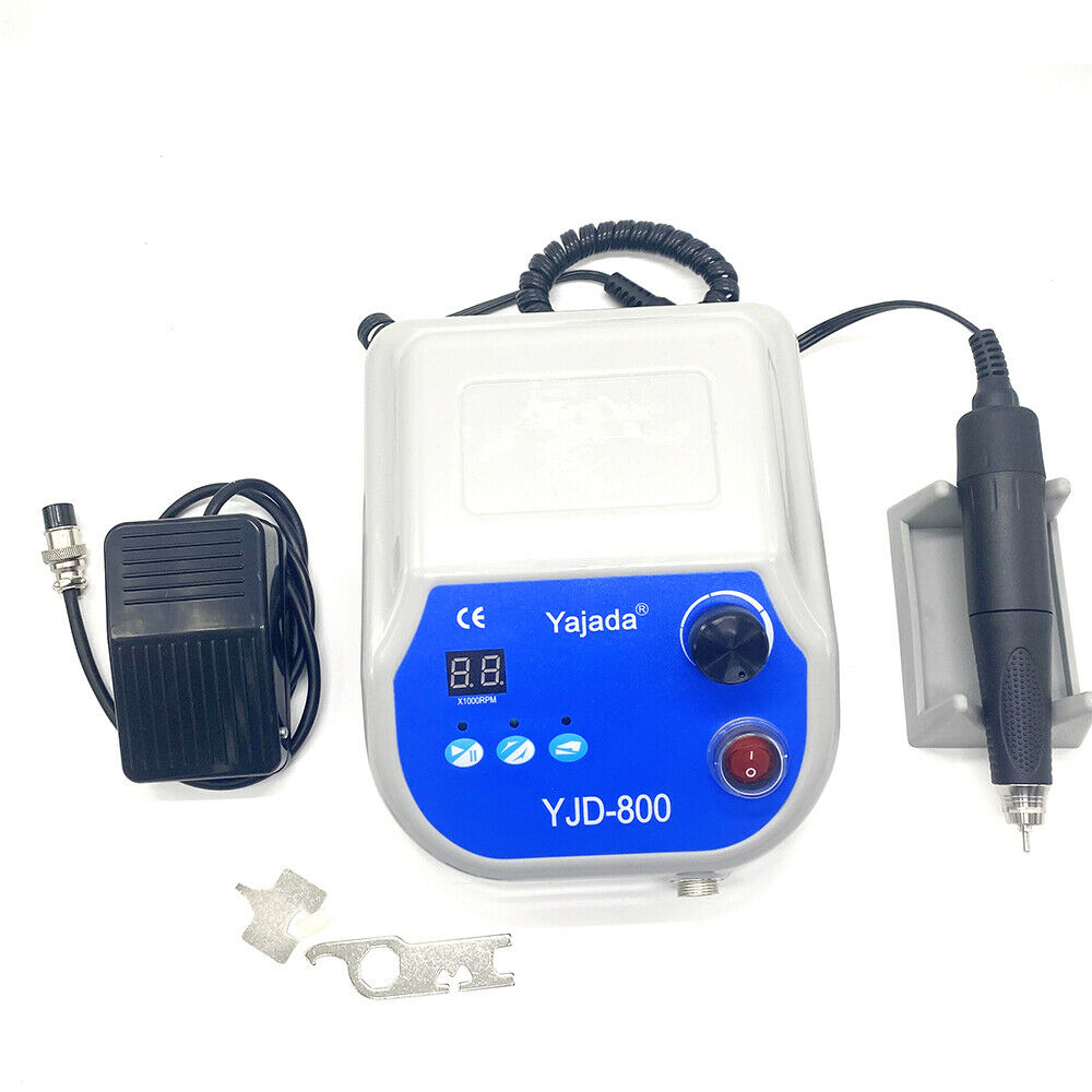 Yajiada YJD-800 Micromotor pulidor dental sin escobillas con pieza de mano de 50000RPM