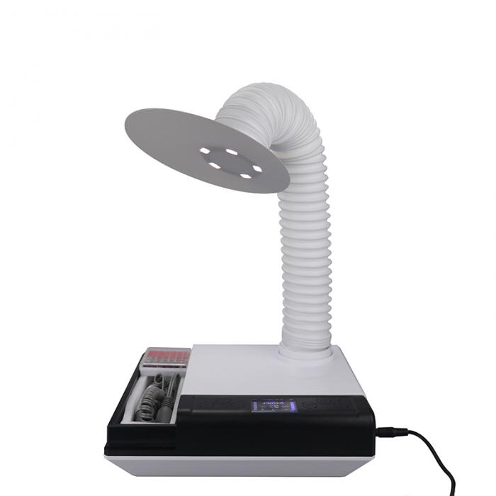 Aspirador de polvo portátil para laboratorio dental con 3 luces LED
