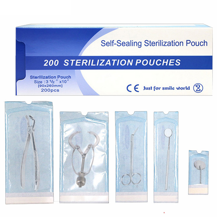 200 Bolsas Autosellables para Esterilización Dental