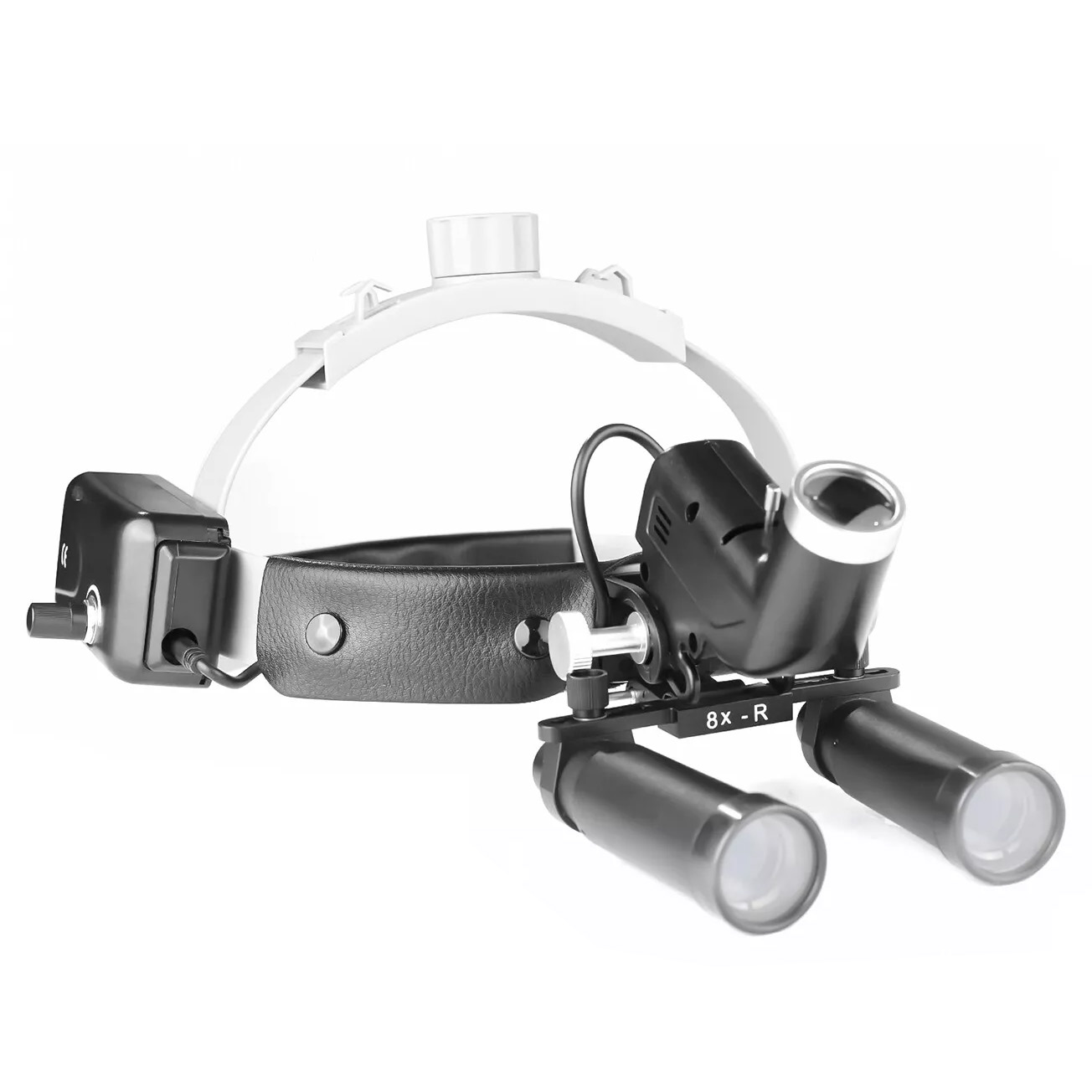 YUYO DY-Kit Lupas binoculares 4X 5X 6X y 8X con lámpara frontal LED 5W