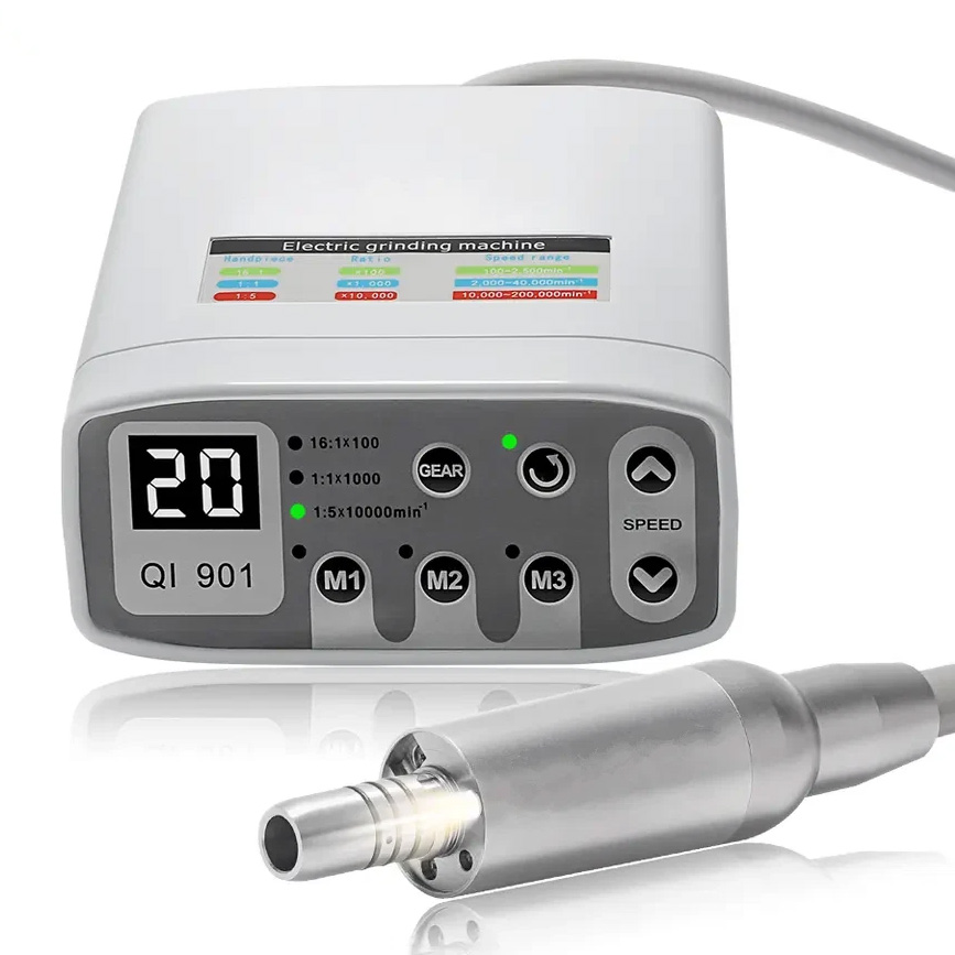 QI-901 Micromotor eléctrico dental sin escobillas con luz LED