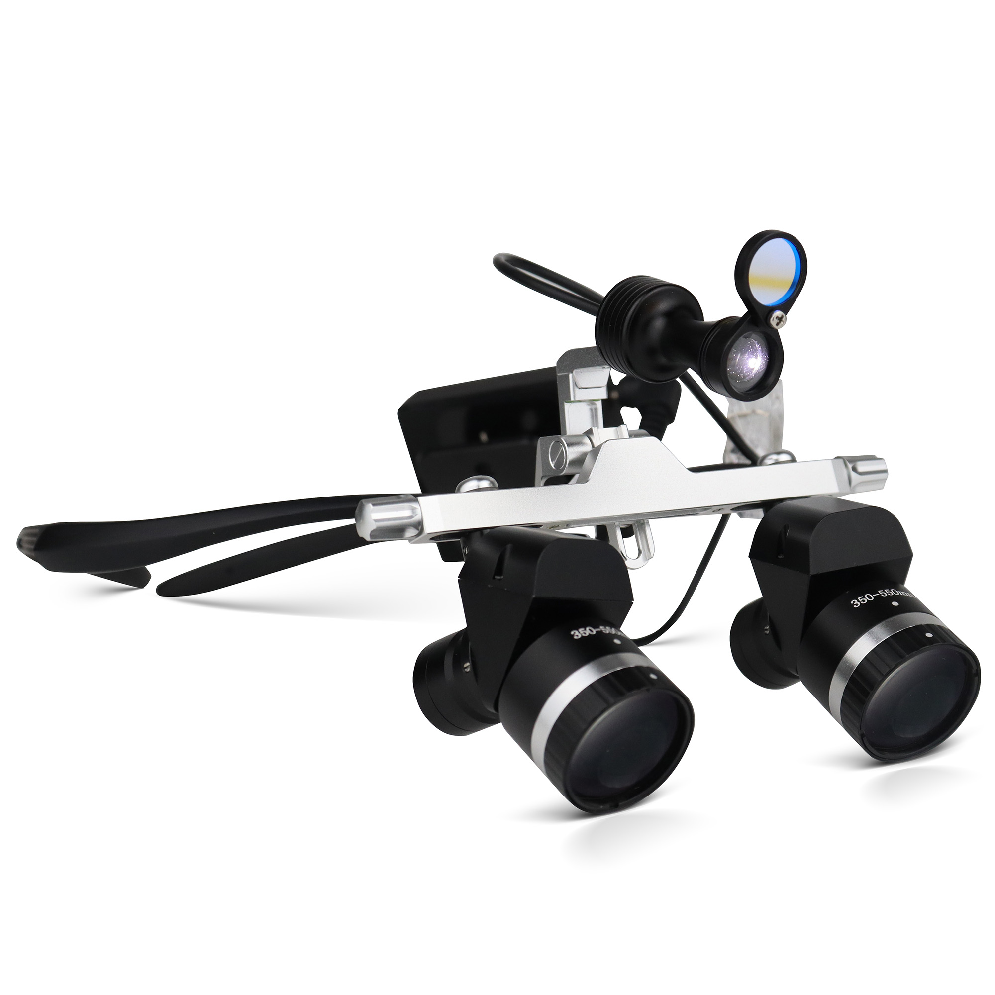 YWJ-MG11U Lupa binoculare dental lupa médica ergonómicas de aumento ajustable con LED