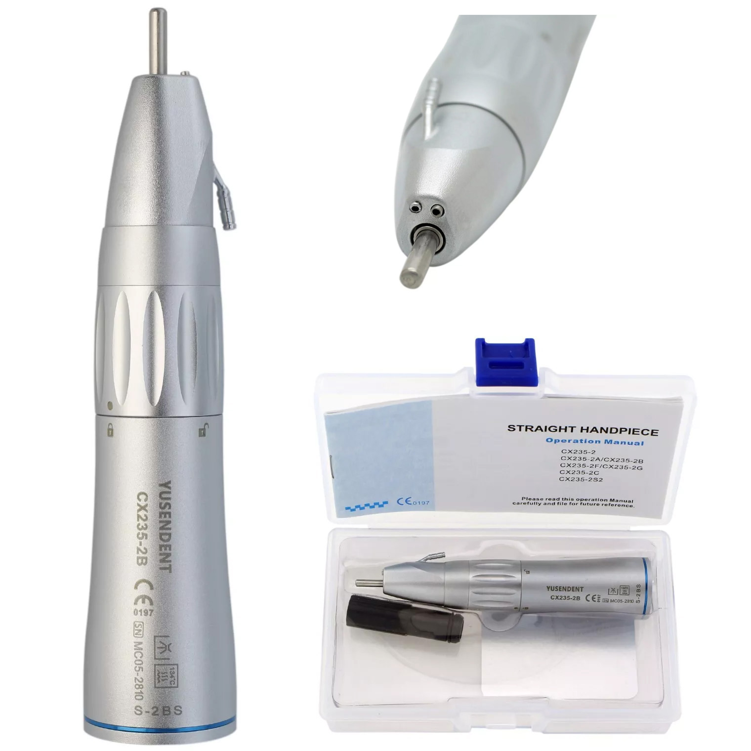 COXO CX235-2BS y CX235-2CS Pieza de mano recta quirúrgica para implantes