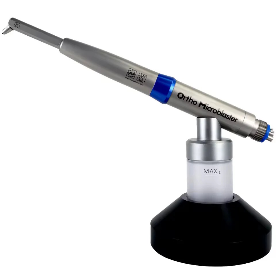 Microarenador intraoral de óxido de aluminio con conexión de 4 orificios