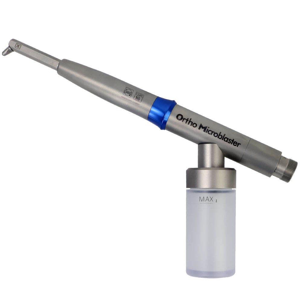 Microarenador intraoral de óxido de aluminio con conexión de 2 orificios