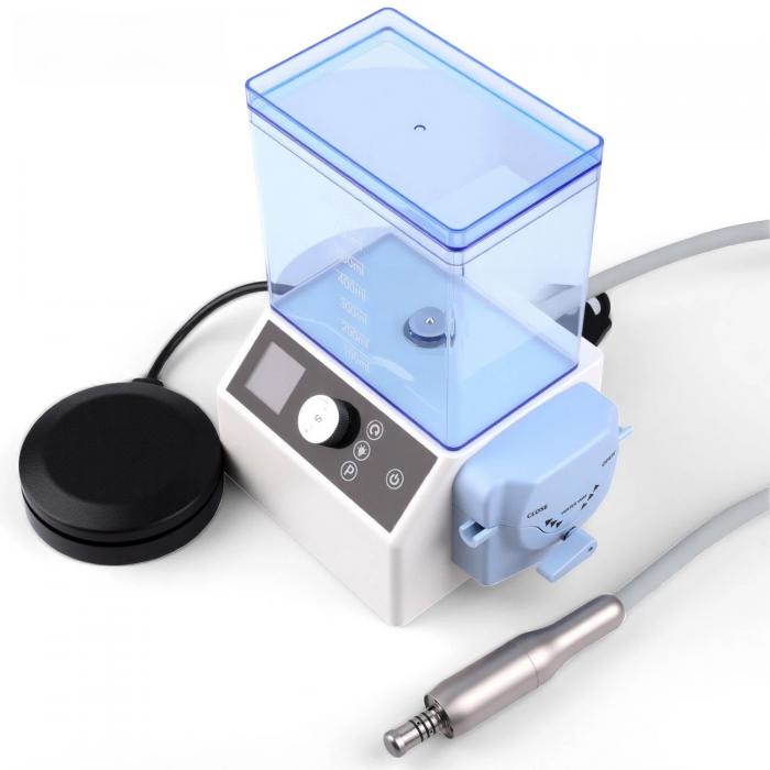 Micromotor dental sin escobillas con depósito de agua y bomba peristáltica