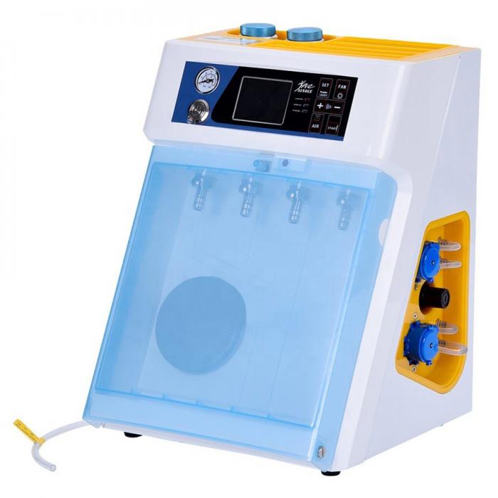 Máquina de Limpieza y Lubricación para Piezas de Mano Dentales con 4 Conectores