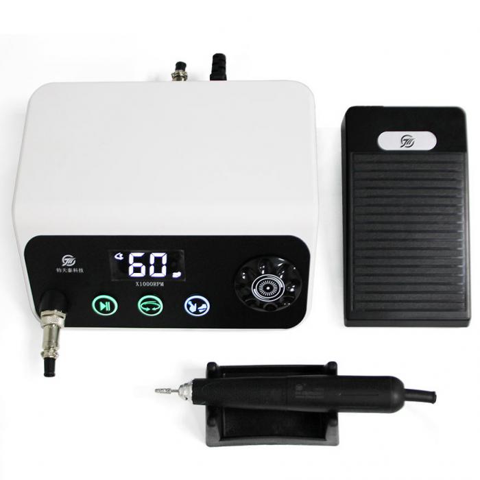 TJJ HP88 Micromotor dental sin escobillas con pieza de mano de 60000RPM y pedal de control