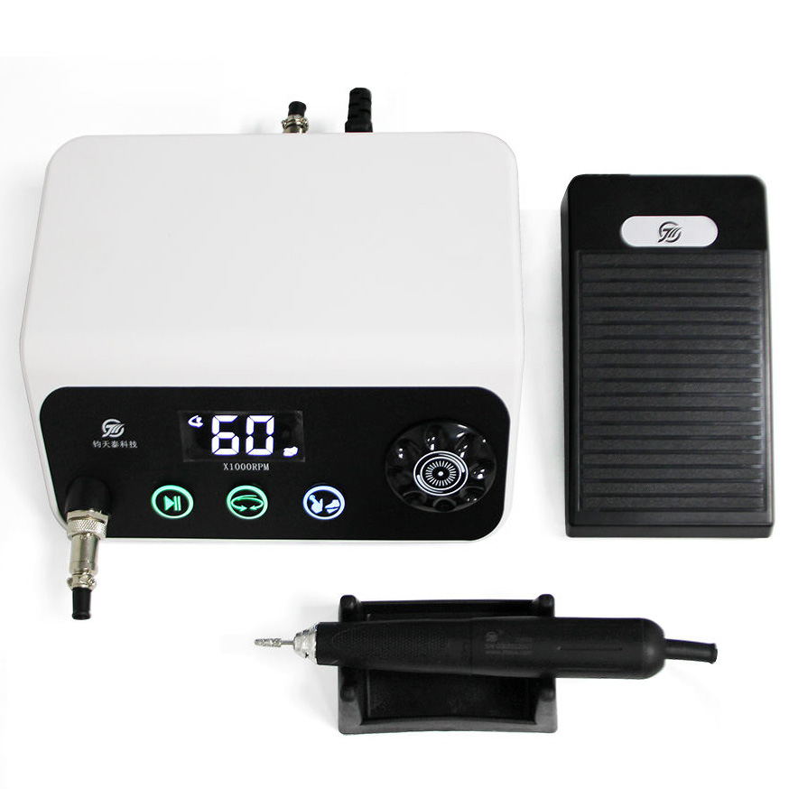 TJJ HP88 Micromotor dental sin escobillas con pieza de mano de 60000RPM y pedal de control