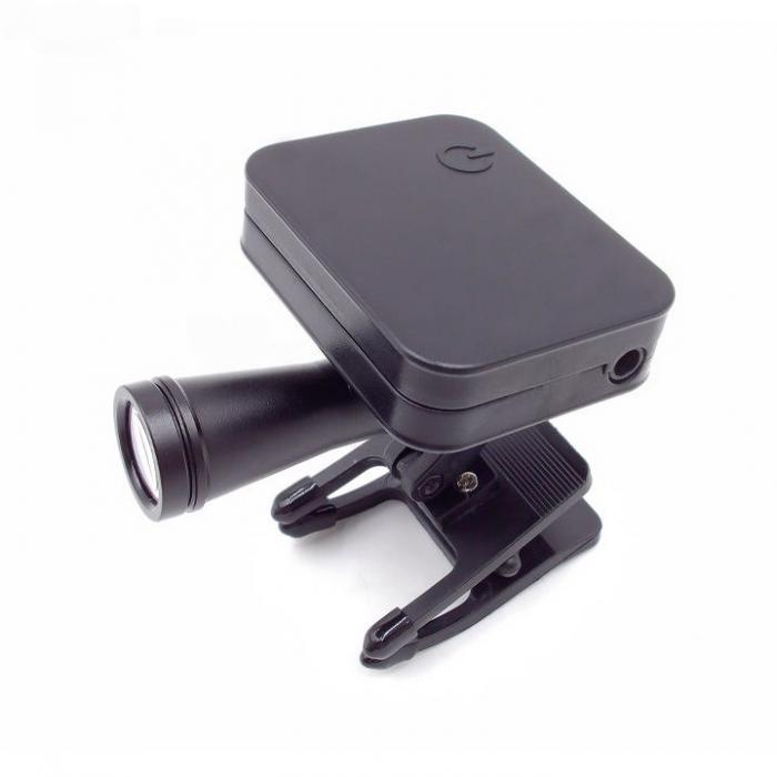 Lámpara LED dental de clip de 5W con 2 baterías magnéticas y hasta 60000lux