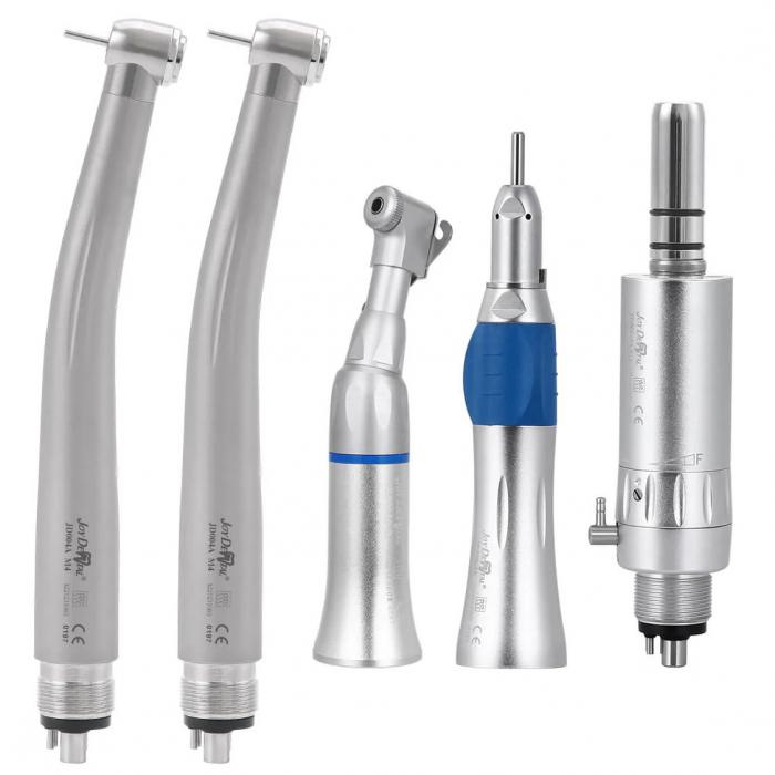 Kit dental de piezas de mano de alta y baja velocidad de 4 vías