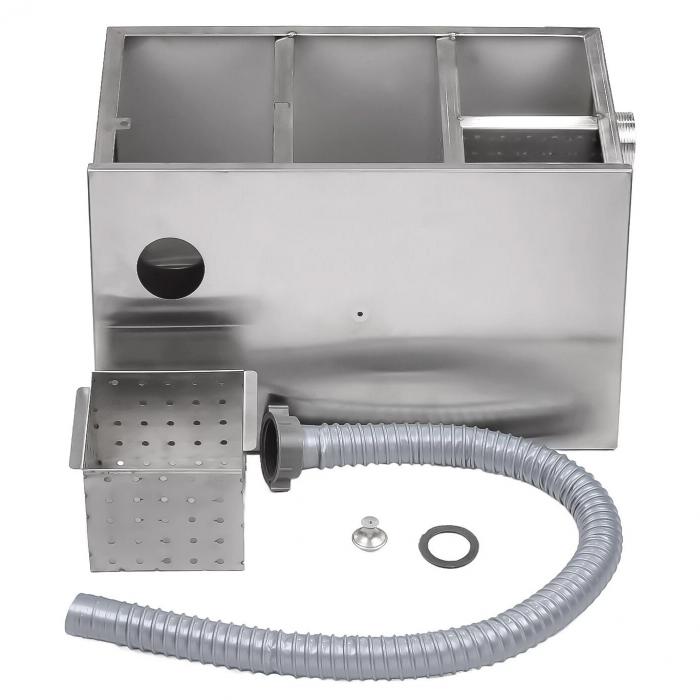 Tanque decantador de yeso dental de acero inoxidable con filtro de 5 capas