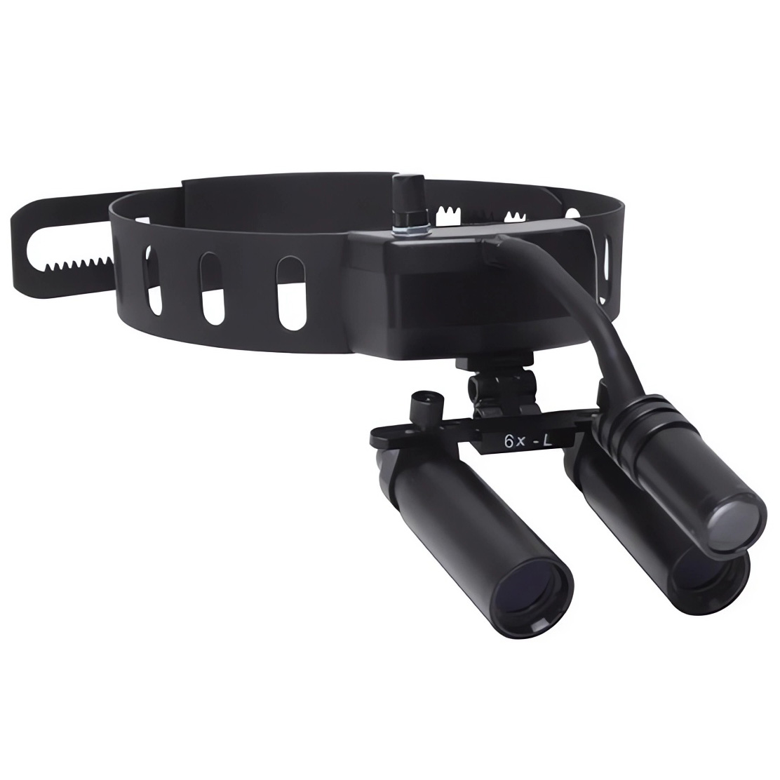 YUYO DY-005 Lupas quirúrgicas 6X con luz frontal LED inalámbrica de 3W