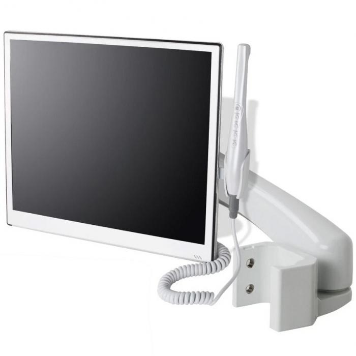 Cámara intraoral WiFi de 8MP con monitor de 17" y soporte para sillón dental