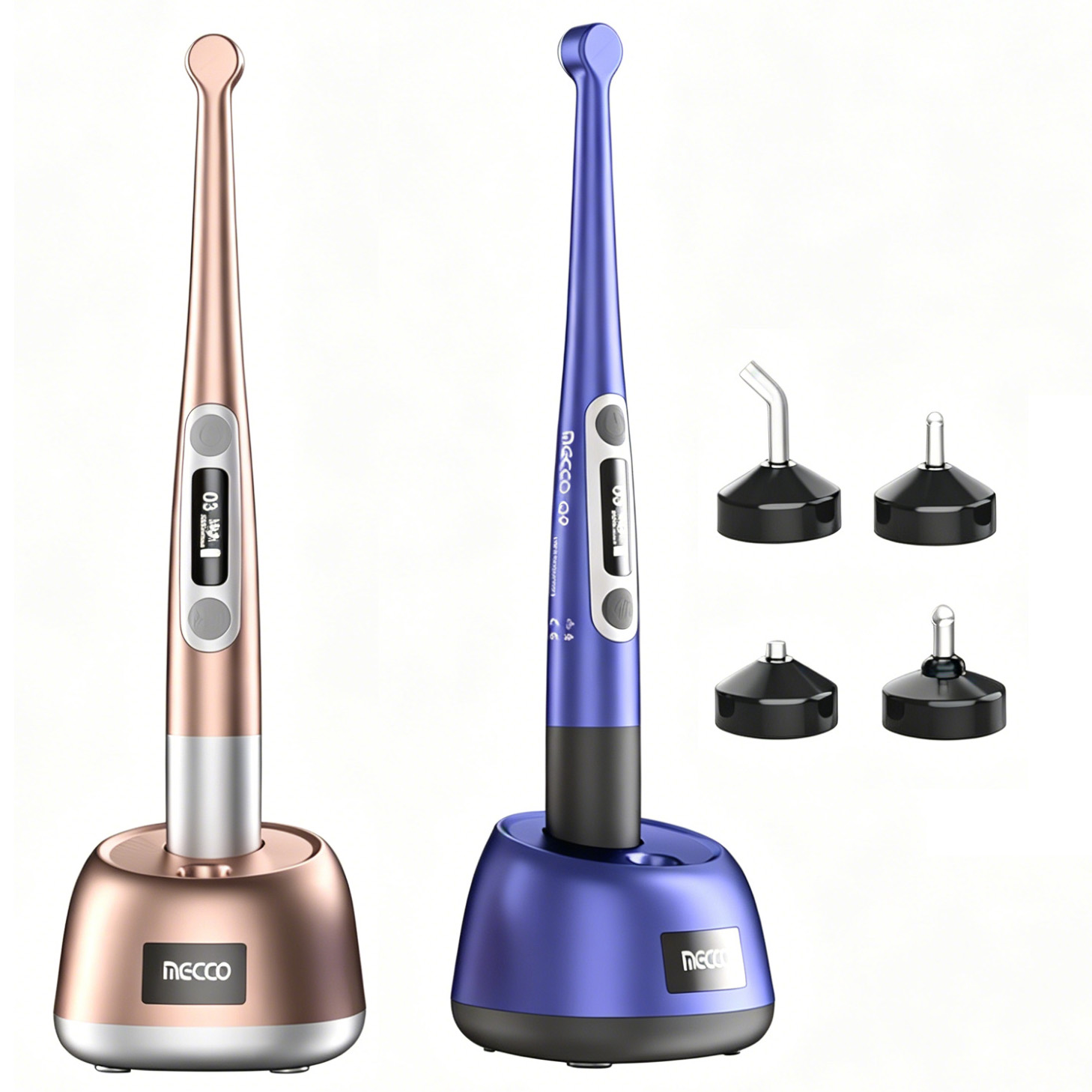 Mecco Q9 Lámpara de fotocurado LED con radiómetro y detector de caries