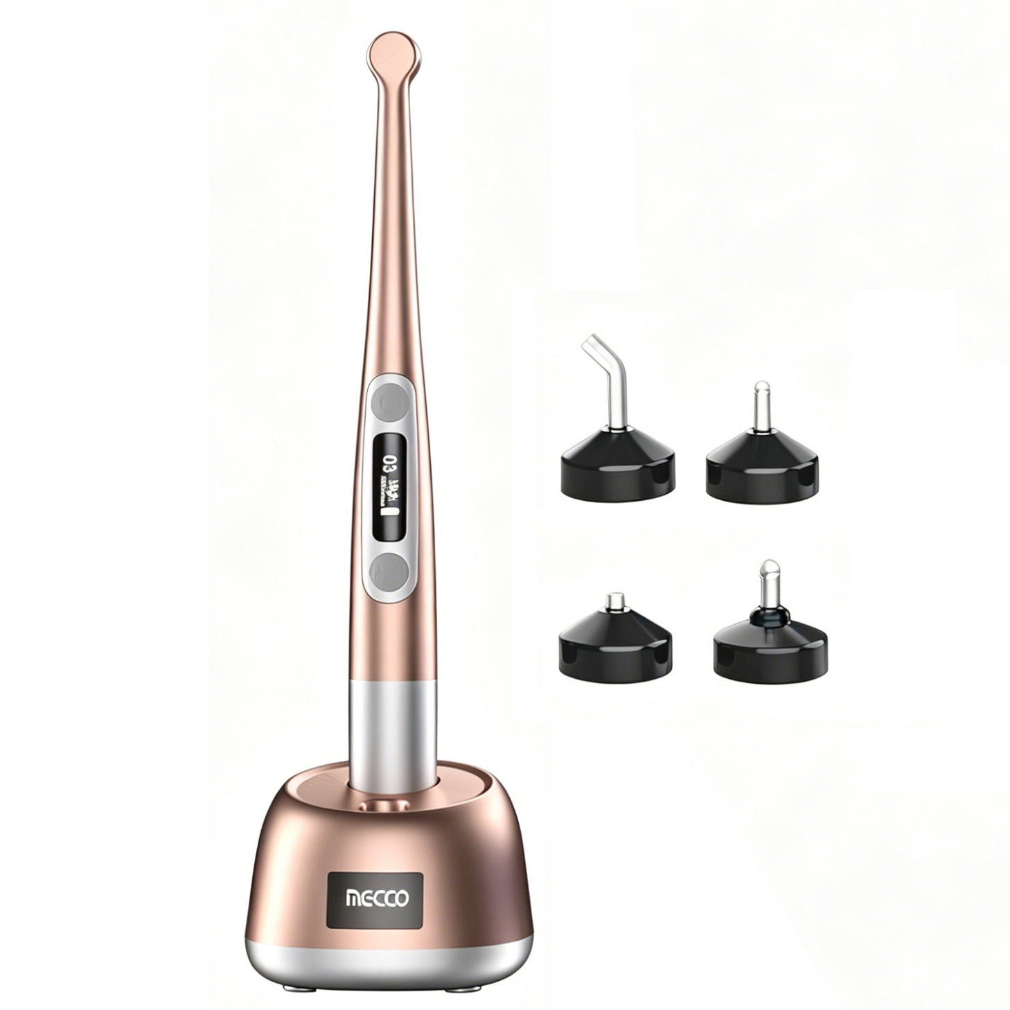 Mecco Q9 Lámpara de fotocurado LED con radiómetro y detector de caries