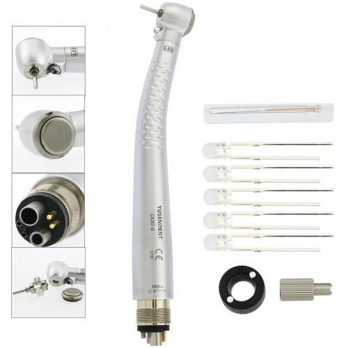 YUSENDENT® CX207-GL Pieza de mano de turbina LED con pulsador