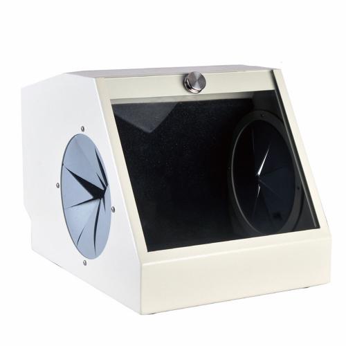 Caja protectora para pulido y arenado dental con recolección de polvo
