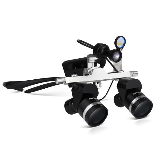 YWJ-MG11U Lupa binoculare dental lupa médica ergonómicas de aumento ajustable con LED