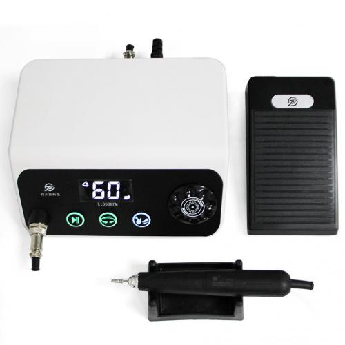 TJJ HP88 Micromotor dental sin escobillas con pieza de mano de 60000RPM y pedal de control