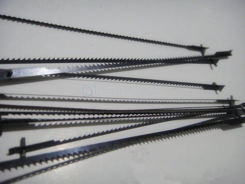 100Pcs Hojas de sierra de yeso cortas para laboratorio dental de 95 mm / 127 mm
