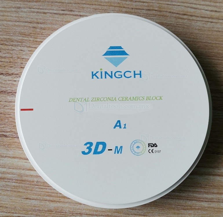 1 Unidad Bloque de zirconia multicapa de laboratorio Dental 3D, bloque de cerámica CAD/CAM