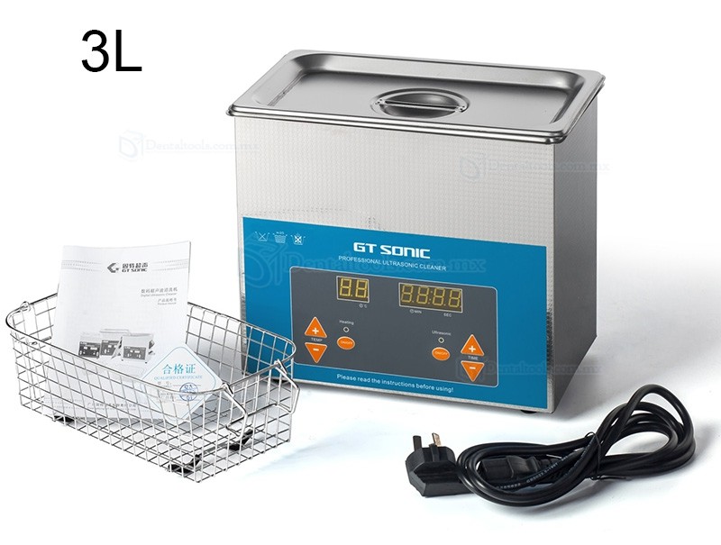 GT SONIC Serie QTD Limpiador Ultrasónico Digital de 2L a 27L con Calentamiento GT SONIC Serie QTD Limpiador Ultrasónico Digital de 2L a 27L con Calentamiento
