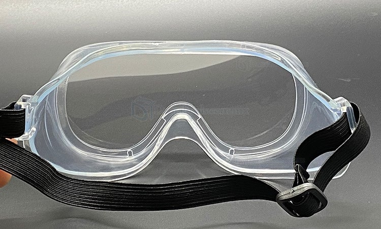 5Pcs Gafas Protectoras Médicas Protección contra Salpicaduras con Lentes Transparentes Antiniebla que Bloquean Saliva y 