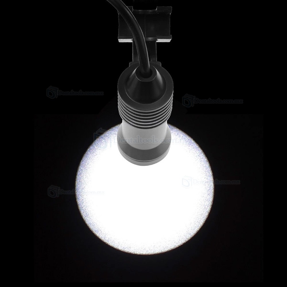 Lupas binoculares dentales 3.5X con luz LED de 5W y filtro &oacute;ptico