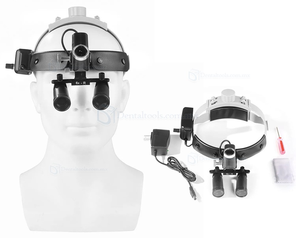 YUYO DY-Kit Lupas binoculares 4X 5X 6X y 8X con lámpara frontal LED 5W YUYO DY-Kit Lupas binoculares 4X 5X 6X y 8X con lámpara frontal LED 5W