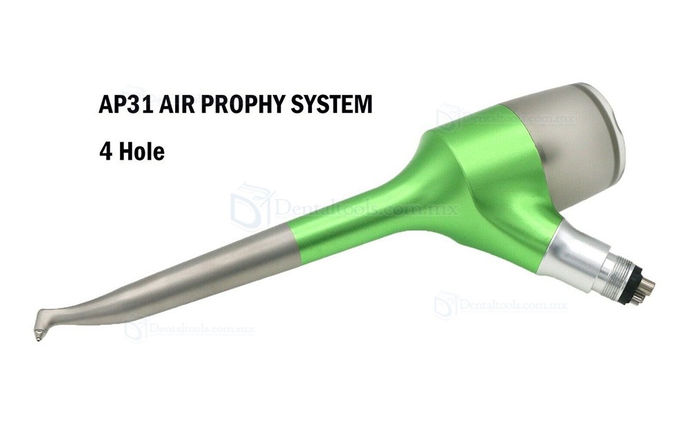 Pulidor de flujo de aire por chorro de aire dental pieza de mano de profilaxis 4 orificios