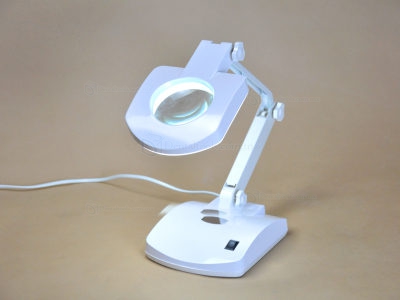 Lupa AX-D-TD con lámpara de escritorio