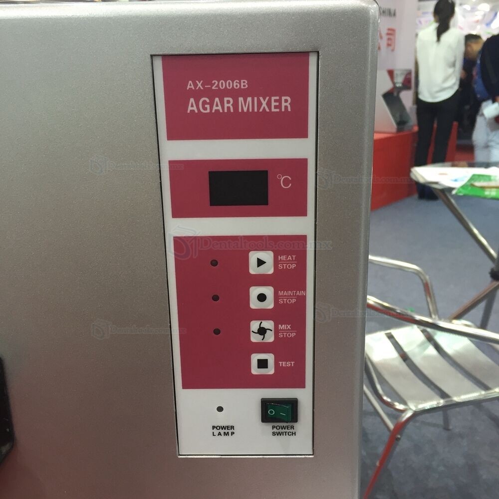 Aixin AX-2006 Máquina duplicadora de laboratorio dental Agitador mezclador de gel de agar 800W