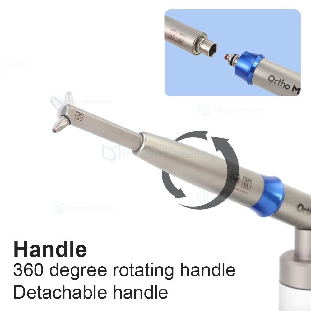 Microarenador intraoral de óxido de aluminio con conexión de 4 orificios Microarenador intraoral de óxido de aluminio con conexión de 4 orificios