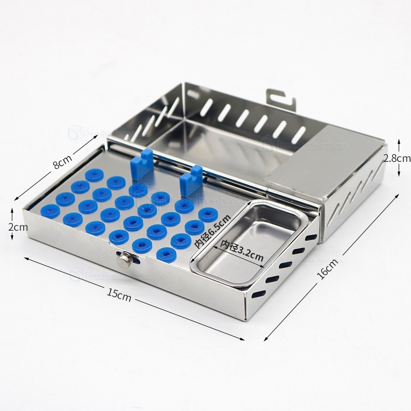 Nichrominox BR500631N Caja de acero inoxidable para instrumental de implantes