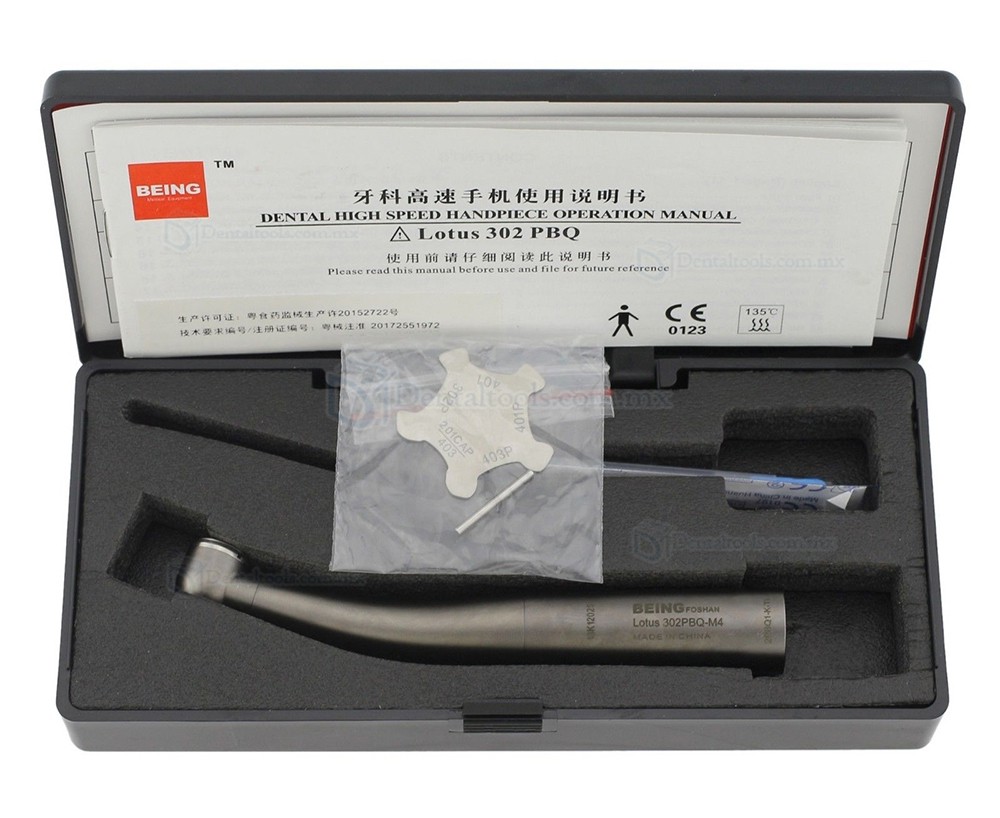 BEING Ti MAX Turbina de fibra óptica compatible con KaVo MULTIflex LUX BEING Ti MAX Turbina de fibra óptica compatible con KaVo MULTIflex LUX