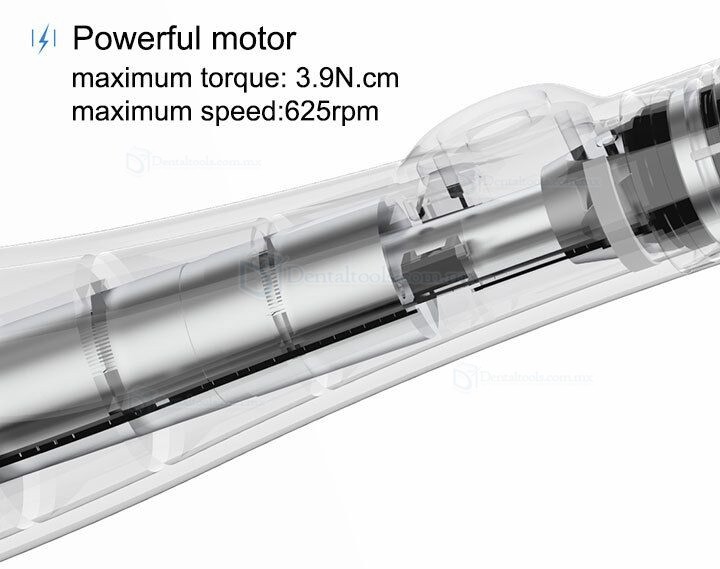 YUSENDENT COXO C-Smart-Mini Motor de Endodoncia con Luz Led Inalámbrico Contra-ángulo 1: 1