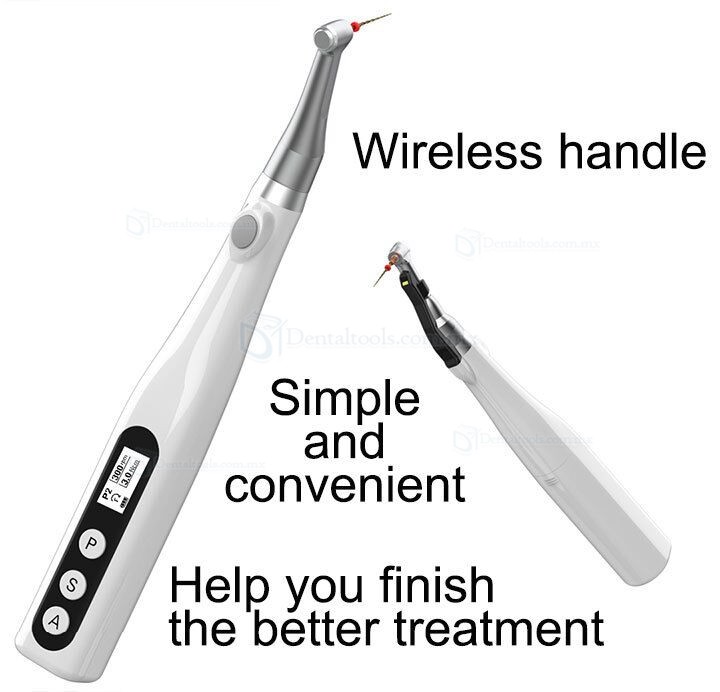 YUSENDENT COXO C-Smart-Mini Motor de Endodoncia con Luz Led Inalámbrico Contra-ángulo 1: 1