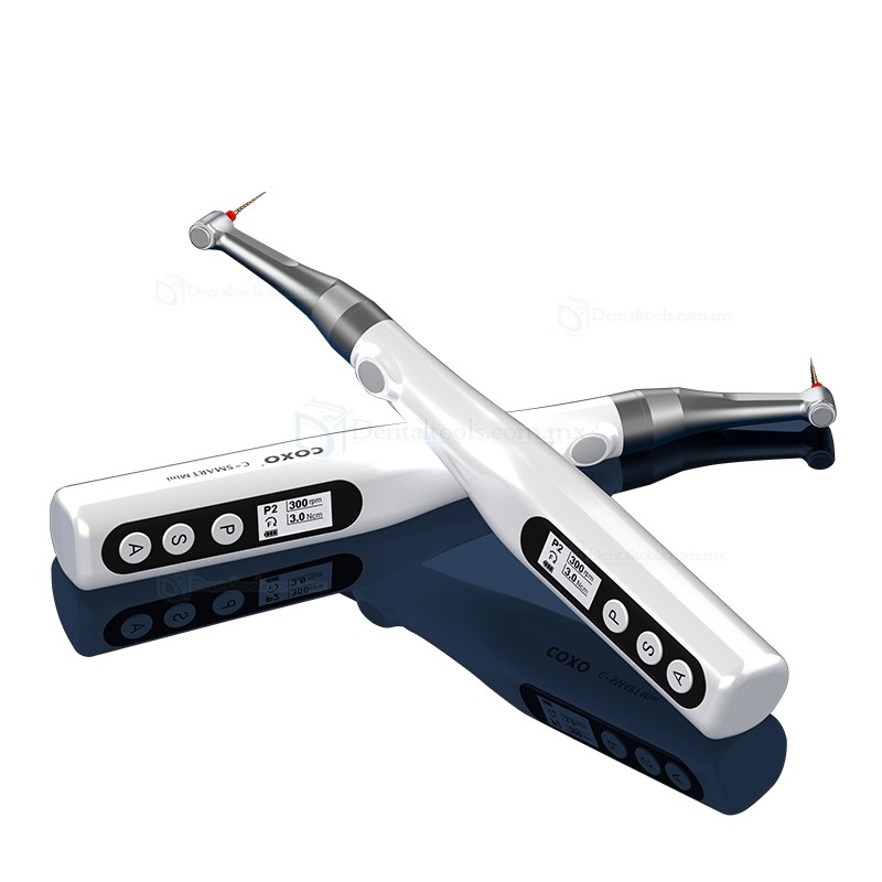 YUSENDENT COXO C-Smart-Mini Motor de Endodoncia con Luz Led Inalámbrico Contra-ángulo 1: 1