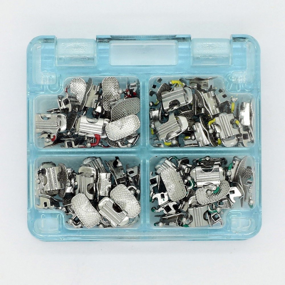 80Pcs Caja Ortodoncia Convertible Tubo Bucal Vinculación MBT 0.022 1er Molar
