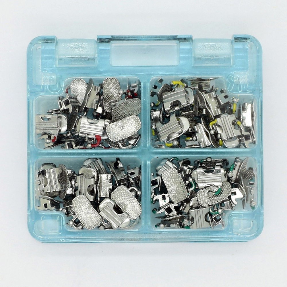 Alta calidad 80Pcs Caja Ortodoncia Convertible Tubo Bucal Vinculación MBT  0.022 1er Molar en venta 