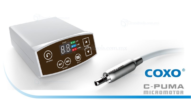 YUSENDENT COXO C-Puma Micromotor Eléctrico Dental sin Escobillas LED Compatible con NSK Z95L X95L