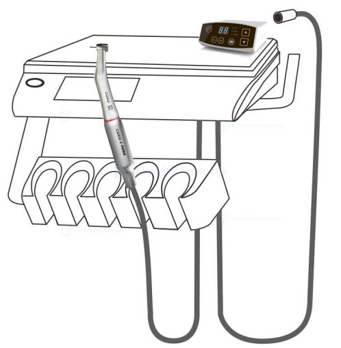 YUSENDENT COXO C-Puma Micromotor Eléctrico Dental sin Escobillas LED Compatible con NSK Z95L X95L