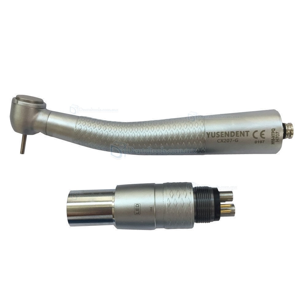 Dental YUSENDENT Aguja de fibra óptica Large HeaHandpiece+NSK Machlite/Phatelus Quick Coupling