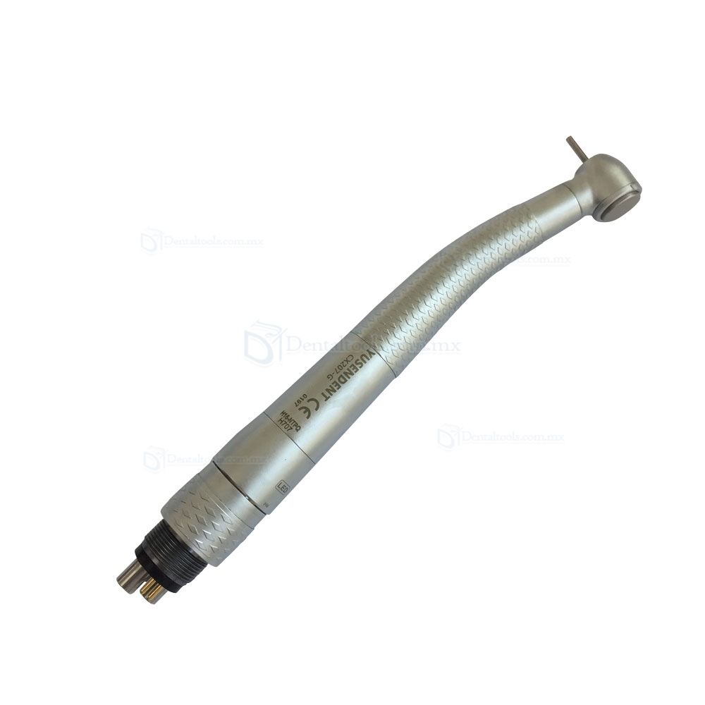 YUSENDENT® Torque Push Fibra Pieza de Mano CX207-GN-TP 6 agujeros Quick Conector