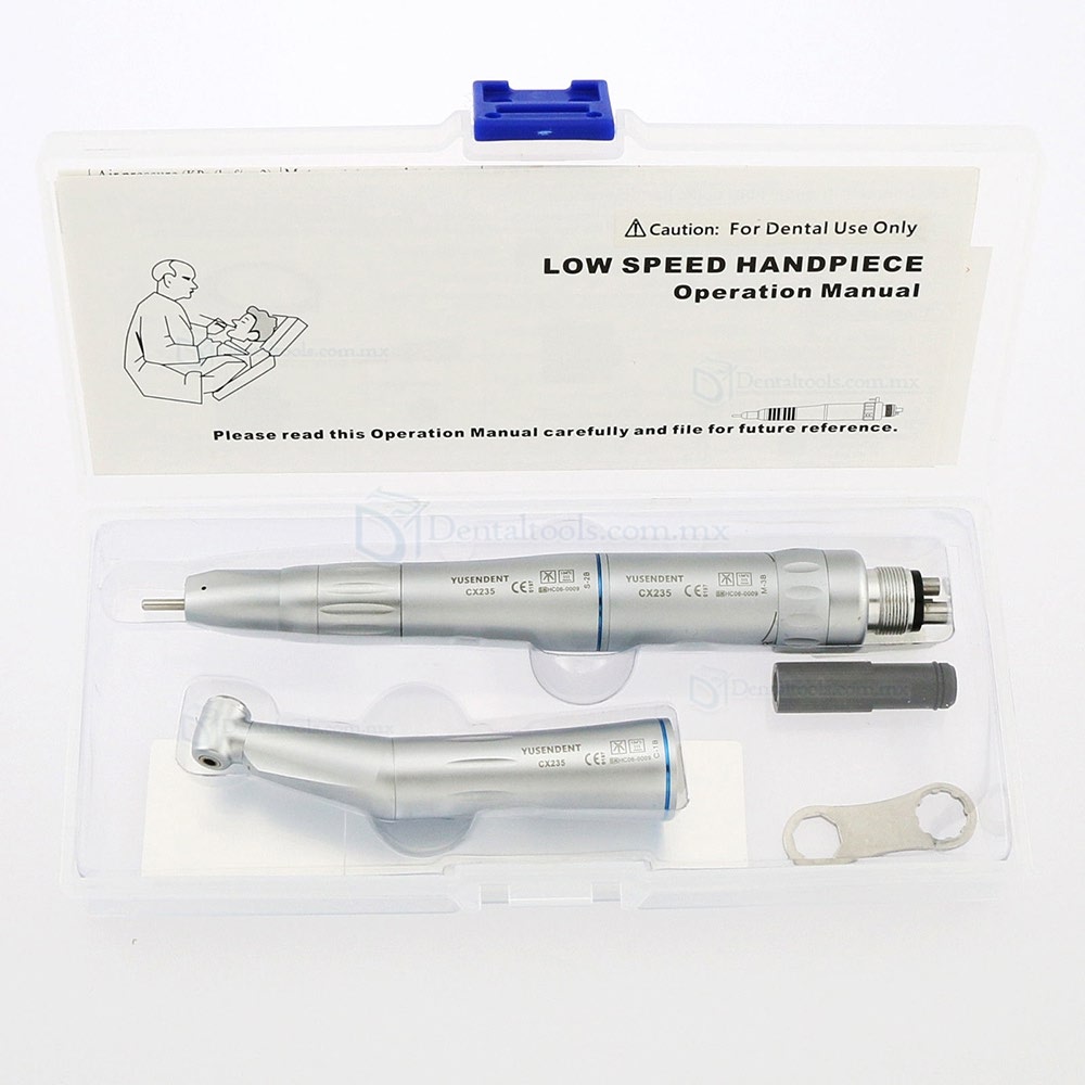 Yusendent CX235-B Inner Water Low Speed Contra Angle Air Motor Straight Handpiece Kit