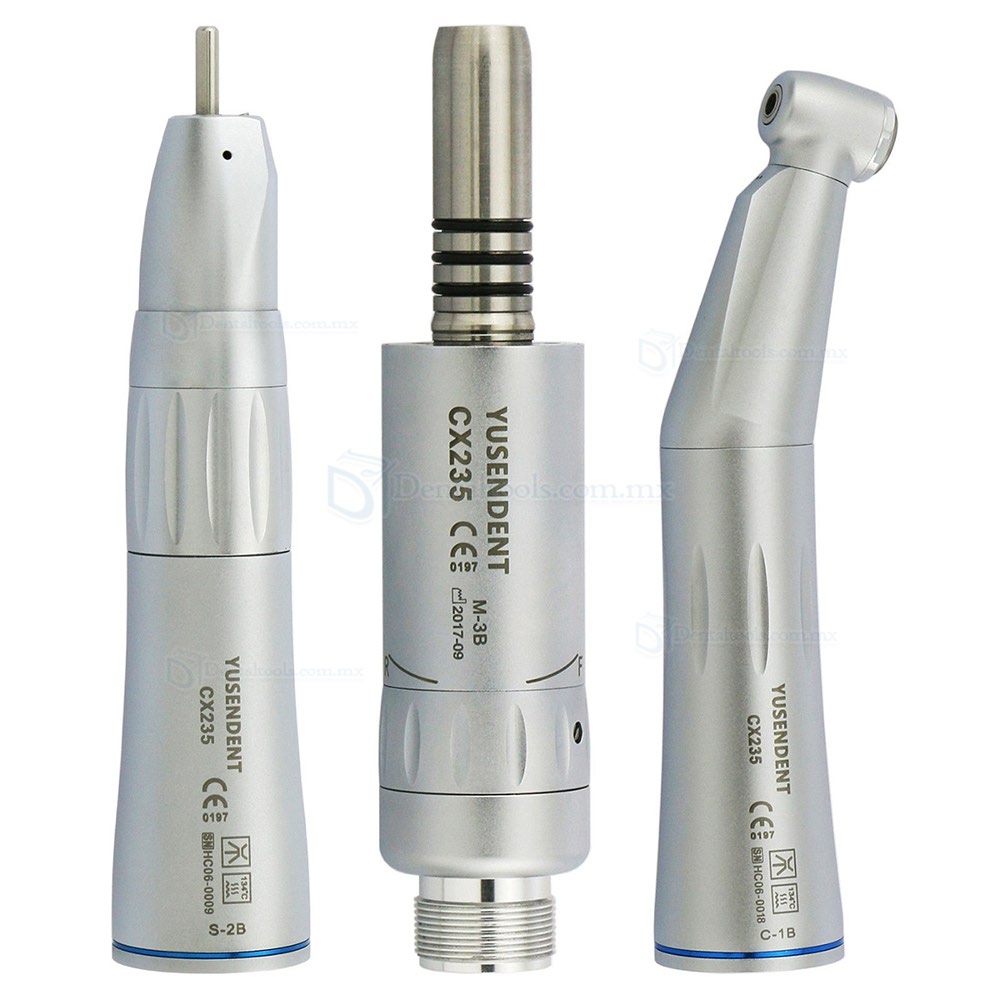 Yusendent CX235-B Inner Water Low Speed Contra Angle Air Motor Straight Handpiece Kit