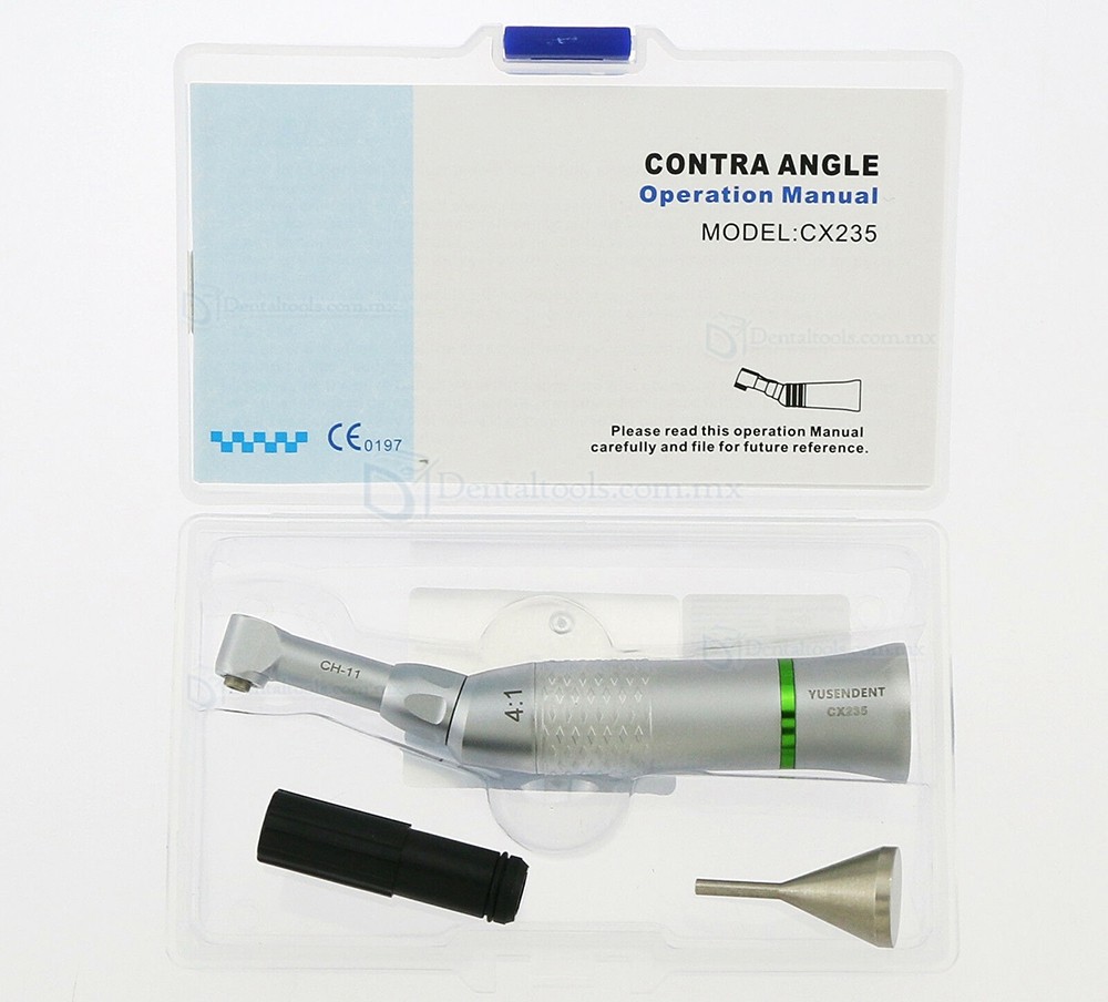 Yusendent CX235-11 Contra&aacute;ngulo IPR 4:1 para stripping compatible con puntas EVA